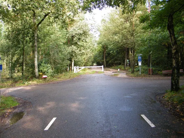 De keerplek op de Koekenbergweg in Epe